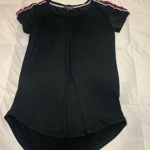 Poof Shoulder Detail Fitted Tee